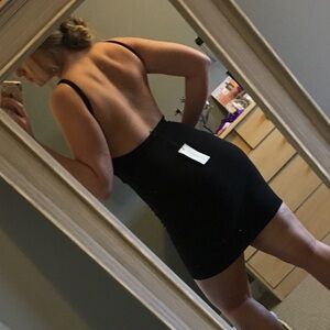 Aritzia Community Backless Knit Dress